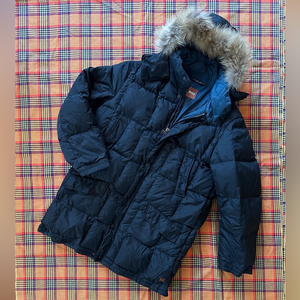vintage Hugo Boss down jacket